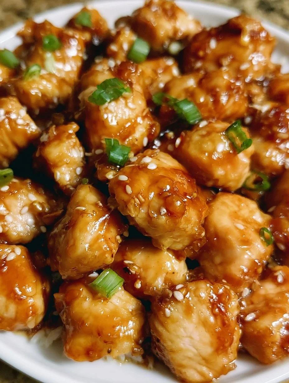 Honey Garlic Chicken Bites