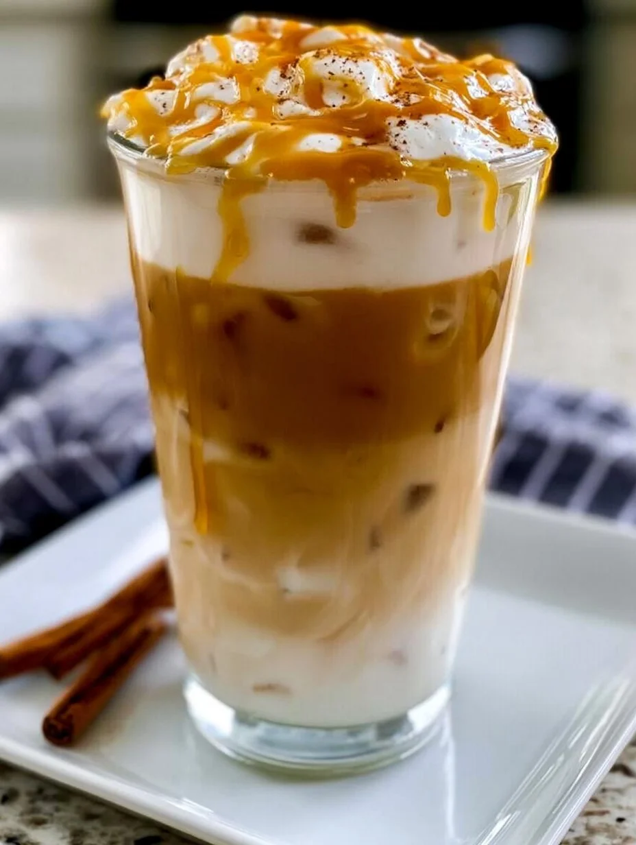 Iced Apple Crisp Macchiato